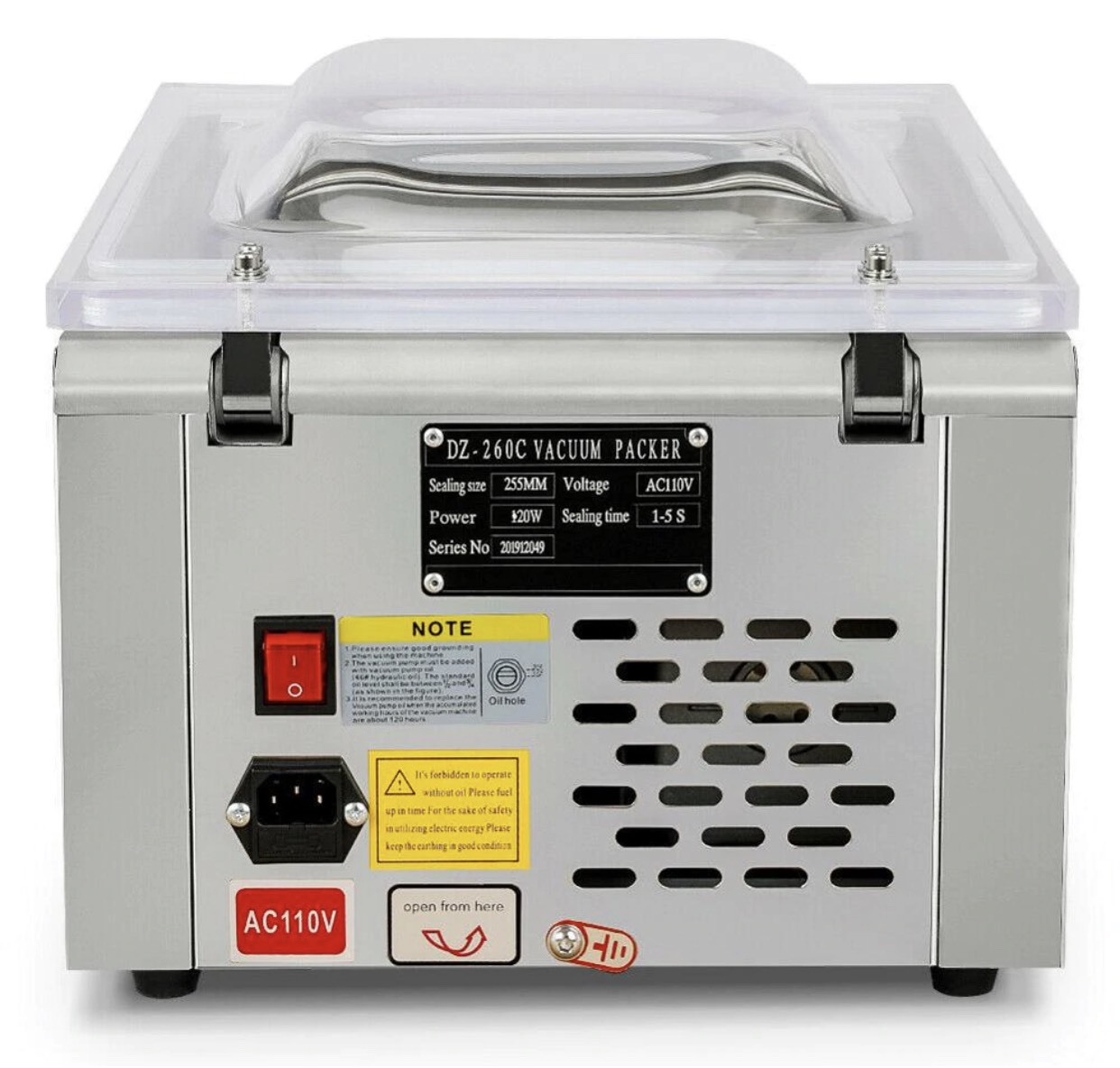 เครื่องซีลสูญญากาศ รุ่น DQ 260 C SERIES