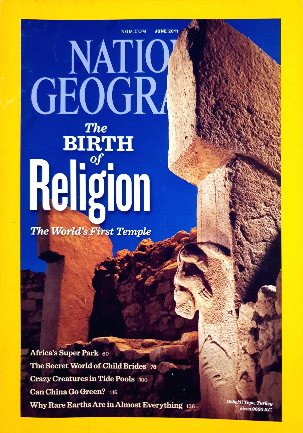 National Geographic June 2011 Single Issue Magazine