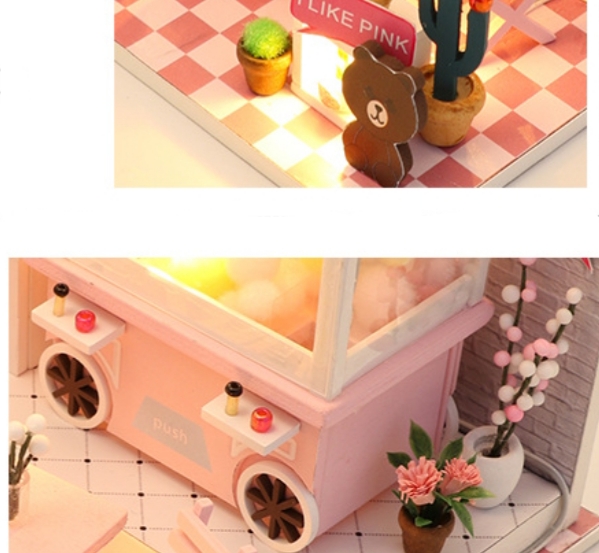 โมเดลจำลองร้านคีบตุ๊กตา หยอดเหรียญ สไตล์ญี่ปุ่น เหมาะสำหรับนักประดิษฐ์และนักสะสมโมเดลโดยเฉพาะ