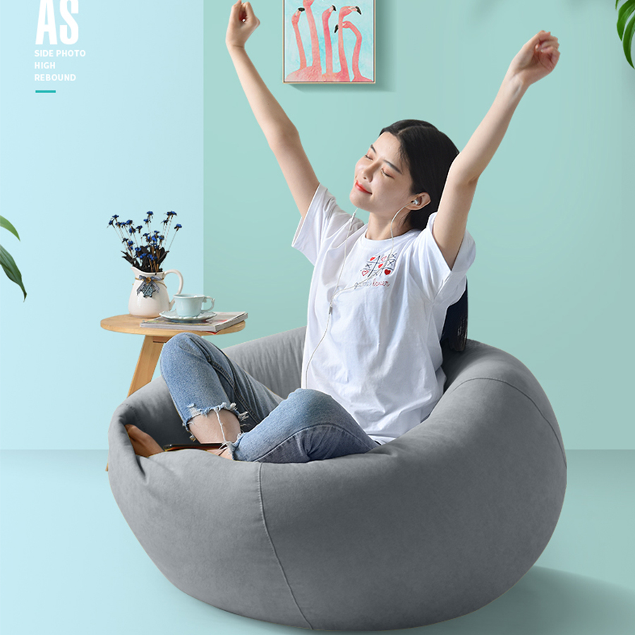 เก้าอี้เม็ดโฟม เก้าอี้ bean bag โซฟาเม็ดโฟม เบาะนั่งเม็ดโฟม ที่นั่งเม็ดโฟม โซฟานั่งพื้น โซฟานั่งเล่น โซฟานั่งสบาย เบาะเม็ดโฟม รุ่น HC-023