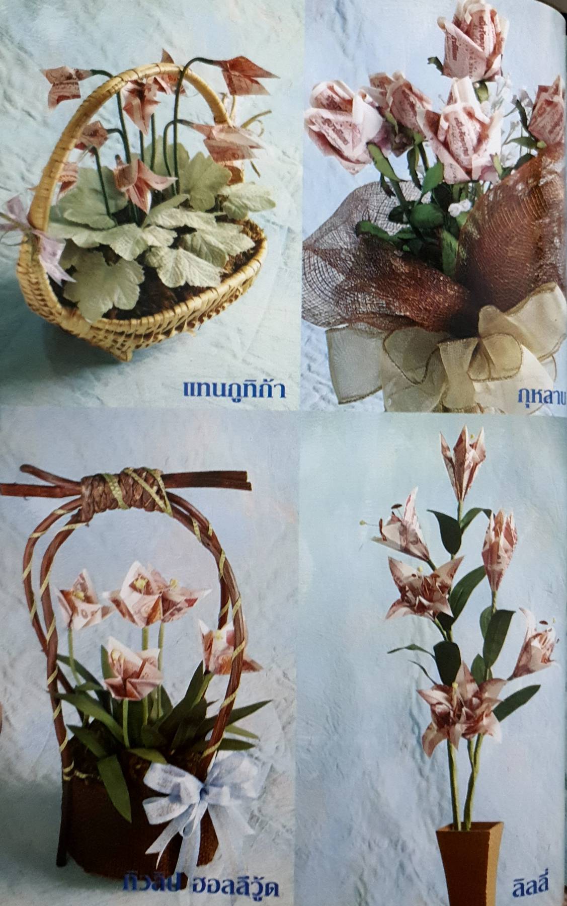 การพับดอกไม้จากธนบัตร : ภคภรณ์ เห็นสว่าง