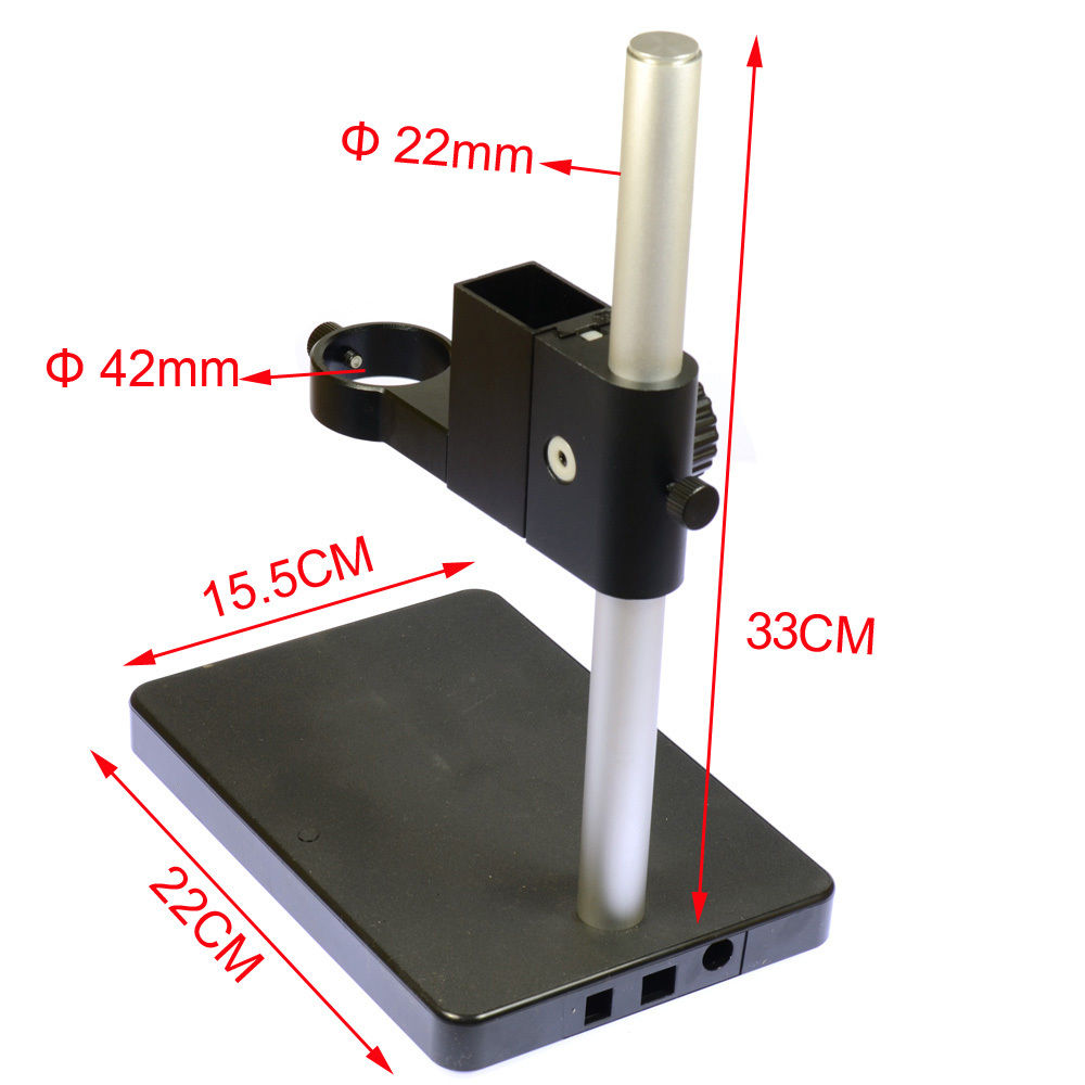 CCD Camera Microscope 100X BNC AV TV set +7 Monitor