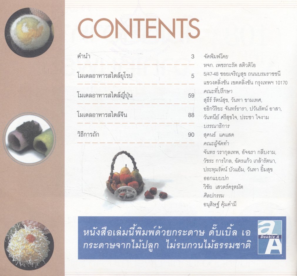 108 ไอเดีย โมเดลอาหารจากไหมพรม : สุคนธ์ แคแสด.