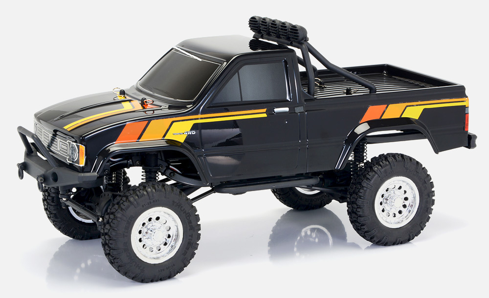 Thunder Tiger 1/12 4WD Toyota Hilux Pick-Up Truck [ RTR ] สีดำ