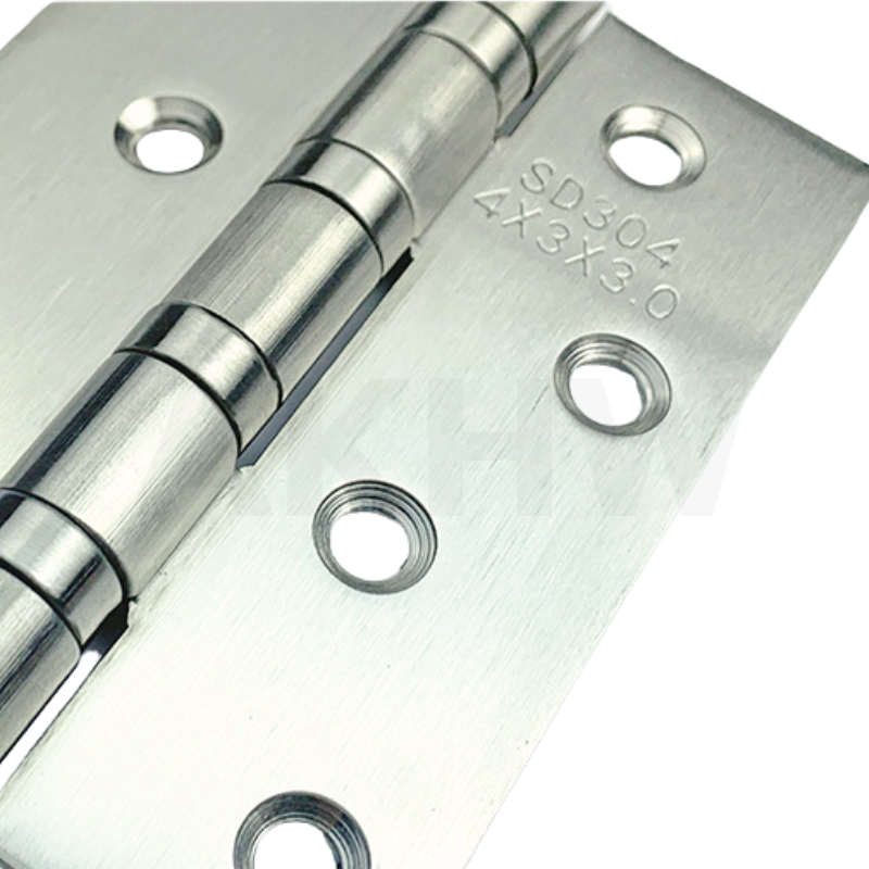 บานพับประตู 4 นิ้ว KingsMan วัสดุสแตนเลสแท้ SUS304 ความหนา3.0mm แข็งแรง ทนทาน ไม่เป็นสนิม [ปลีก1ชิ้น/แพ็ค3ชิ้น]