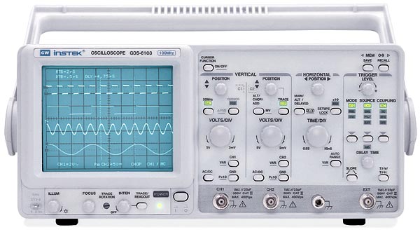 Ossilloscope GW Instek GOS6103 100Mhz
