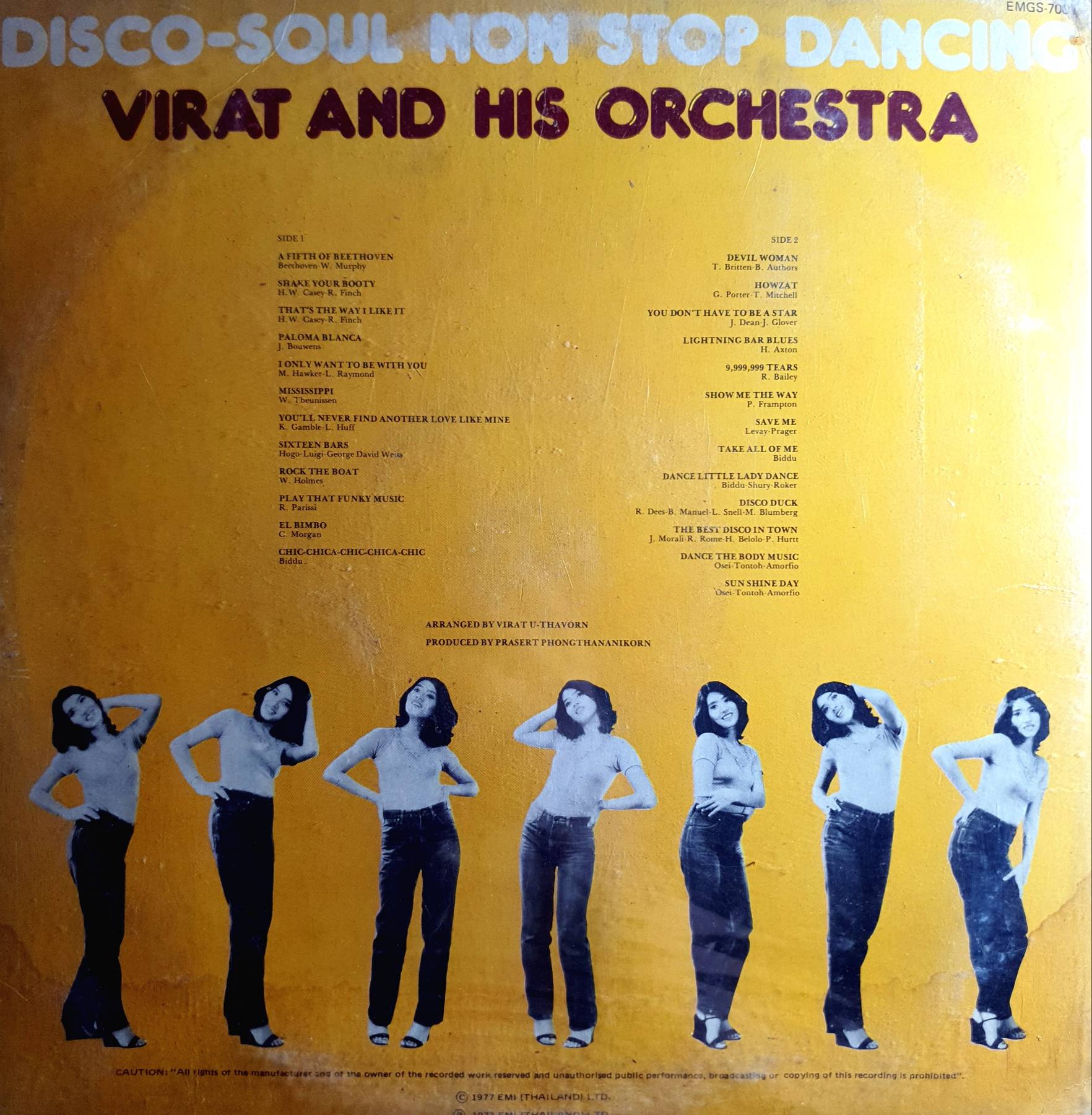 Vinyl, LP, Virat And His Orchestra* – Disco-Soul Non Stop Dancing