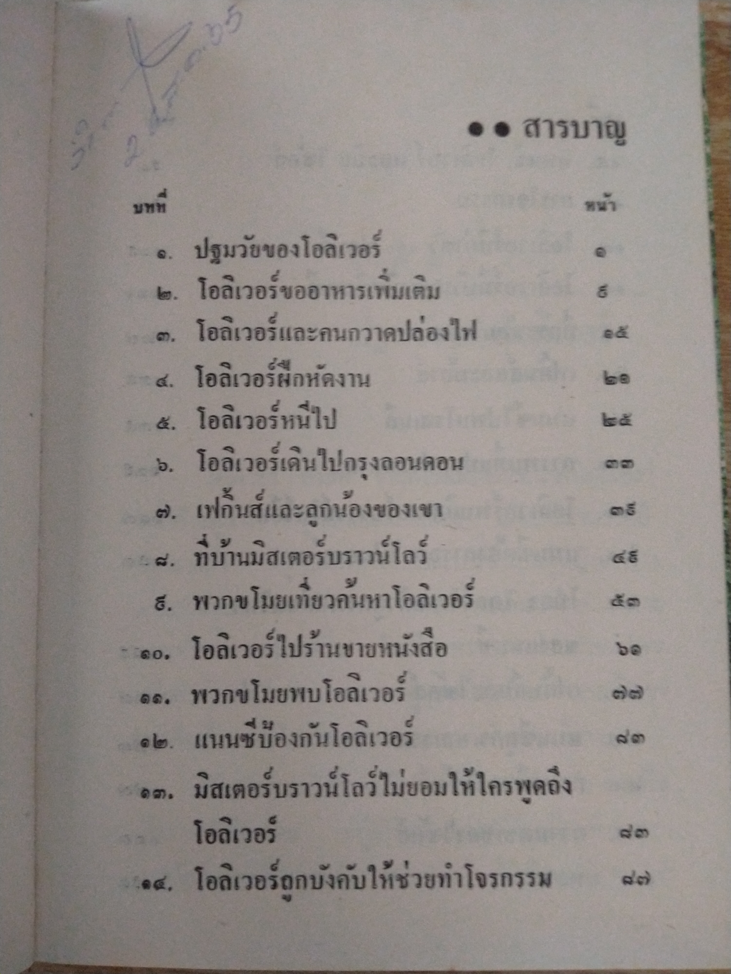 โอลิเวอร์ ทวิสท์