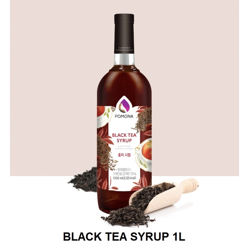 Pomona Black Tea Syrup - 1L.