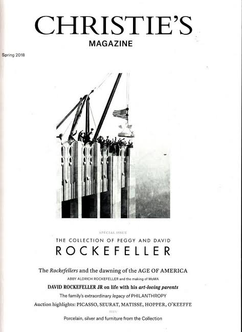 THE COLLECTION OF PEGGY & DAVID ROCKEFELLER: 2018 CHRISTIE’S MAGAZINE CATALOG