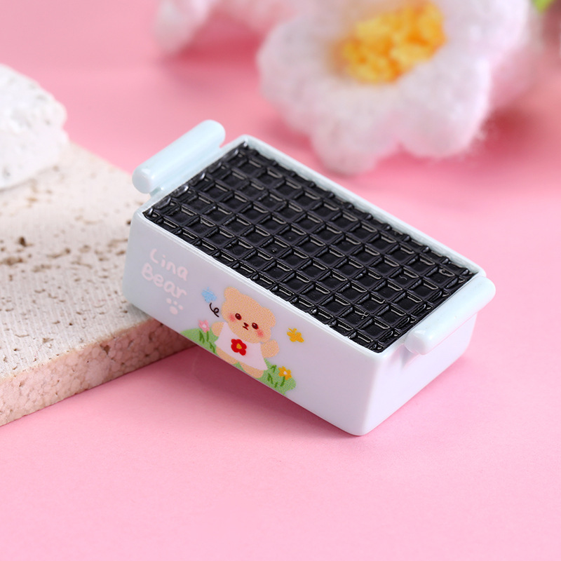 เตาจิ๋วการ์ตูนเตาบาร์บีคิวสำหรับตั้งแคมป์ เรซิน อุปกรณ์ DIY พวงกุญแจ ของตกแต่งสร้างสรรค์ ตุ๊กตา ของตกแต่งเดสก์ท็อป