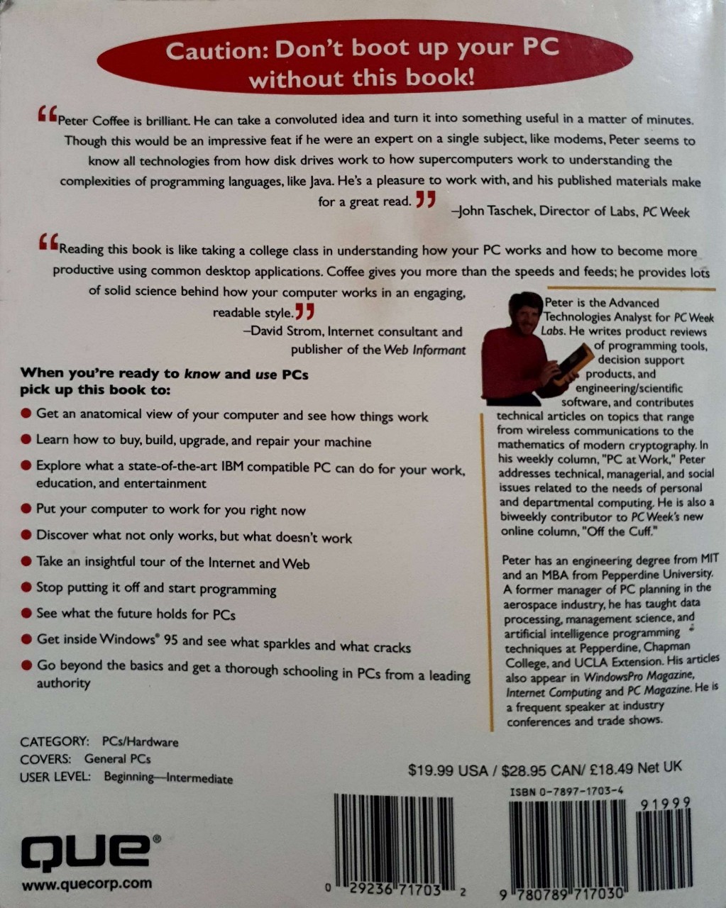 PETER COFFEE TEACHES PCs :: Learn From the Best