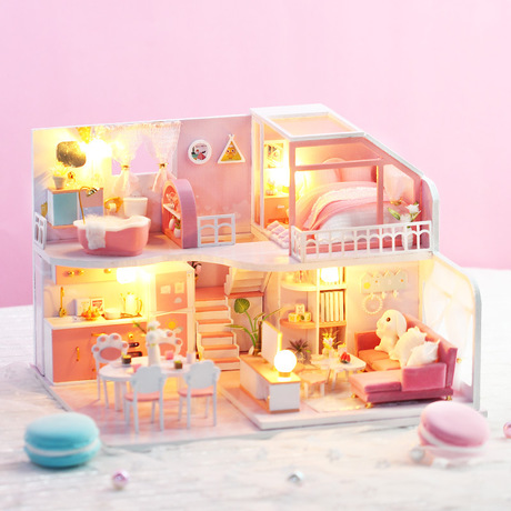 โมเดลจำลองบ้านแสนหวาน2020 Pinellia time ในธีมสีชมพูสุดหวานสร้างความประทับใจ