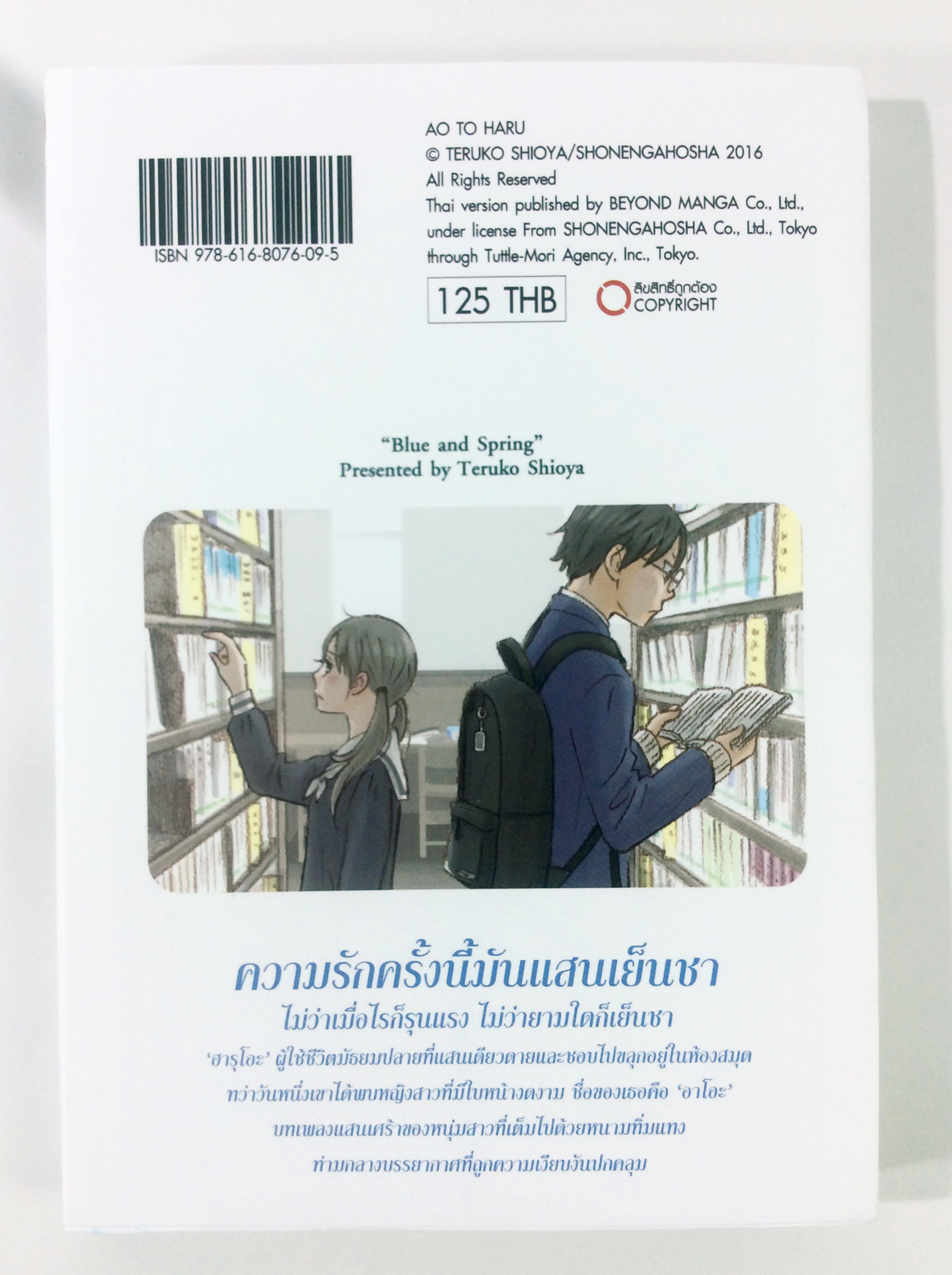 อาโอะกับฮารุ เล่มเดียวจบ การ์ตูน มังงะ หนังสือ