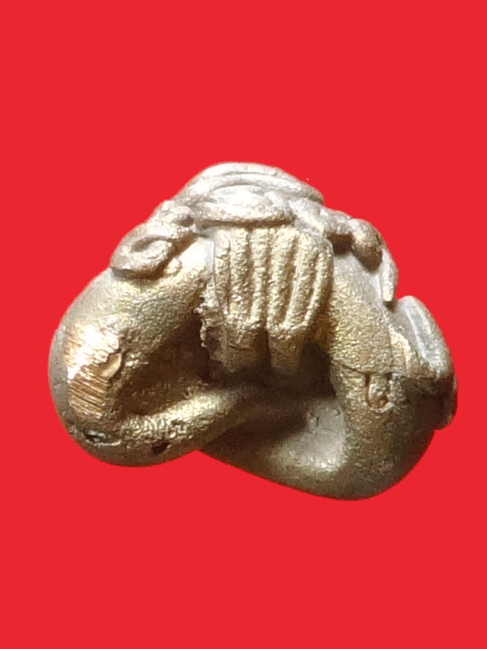 (9) พระปิดตามหาอุตยันต์ยุ่ง หลวงพ่อเกตุ วัดเกาะหลัก ปี 2534 (พิมพ์เศัยรโต) เนื้อสำริด