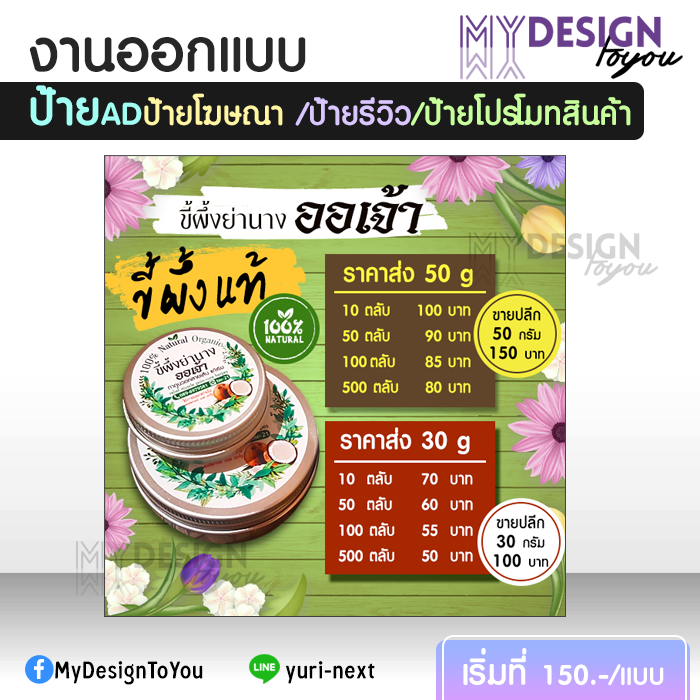 งานออกแบบป้าย