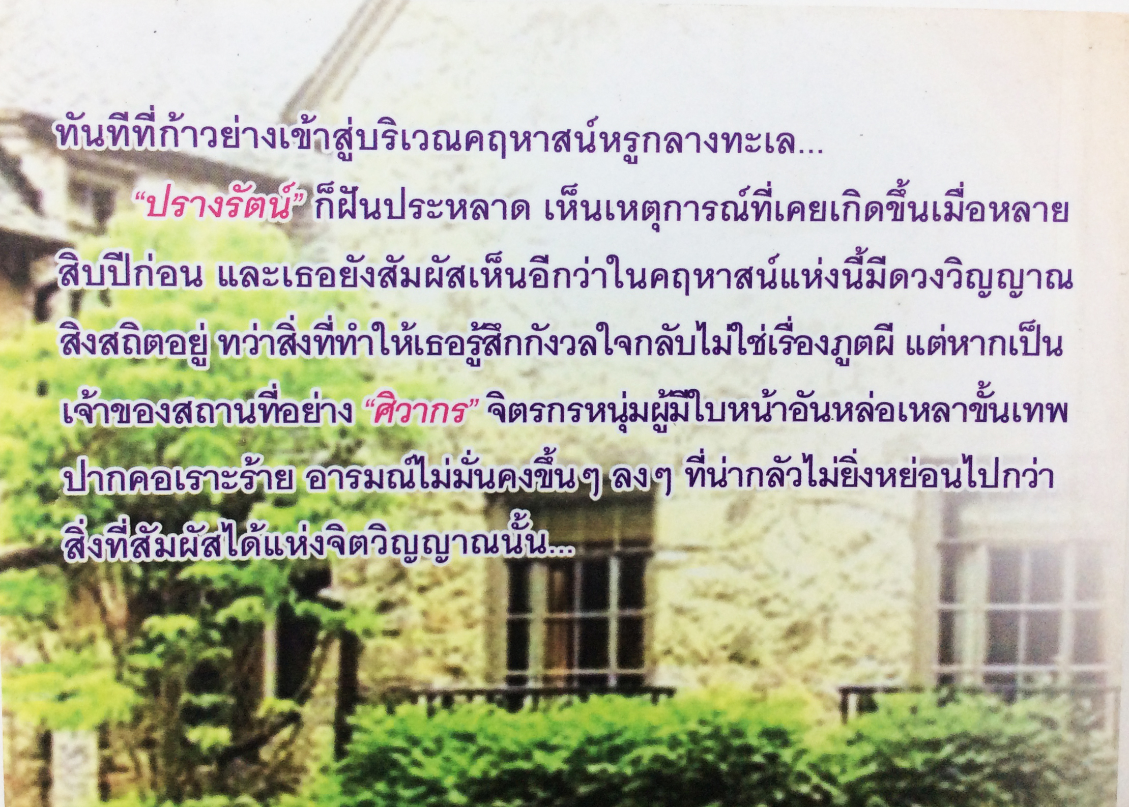 ปมรักภูตเสน่หา นิยาย นิยายลดราคา หนังสือนิยาย