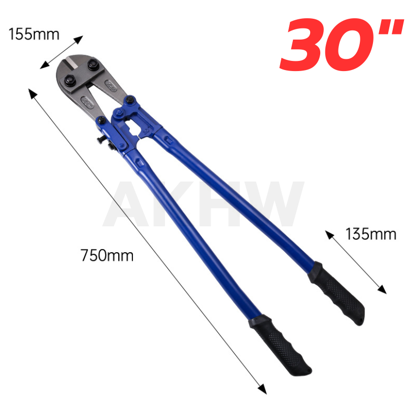 กรรไกรตัดเหล็กเส้น KingsMan ปากชุบแข็ง ทนทาน ใช้สำหรับตัดเหล็ก โซ่ โลหะ ทองแดง [ขายปลีก/ส่ง]