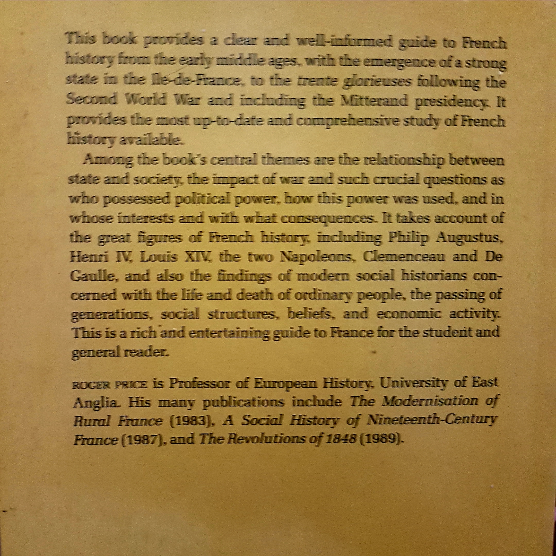 A Concise History of France...Roger Price