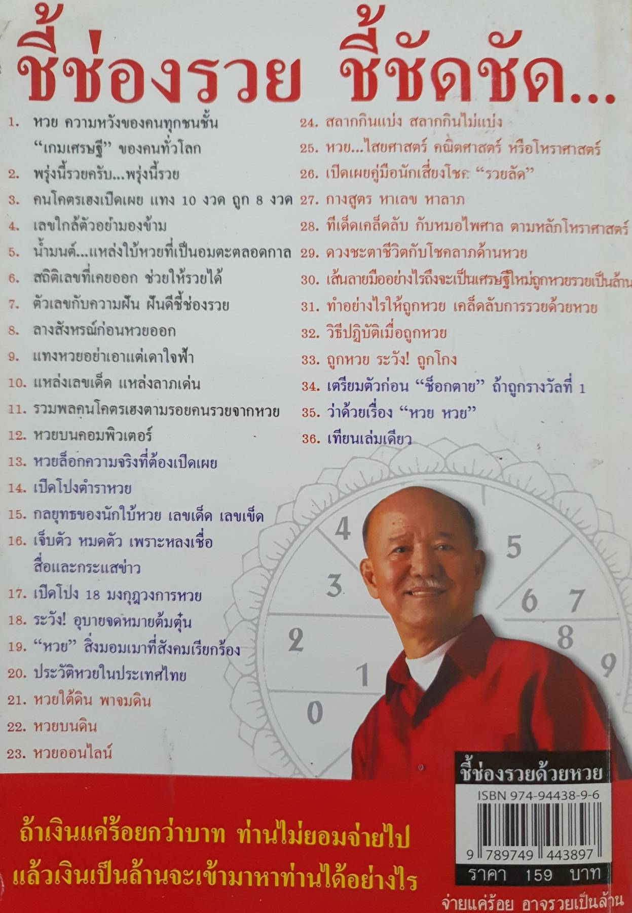 ชี้ช่องรวย ด้วยหวย บนดิน + ลอตเตอรี่ โดย หมอไพศาล ซอยพิบูลเวศม์ แม่นยำ ฟันธง