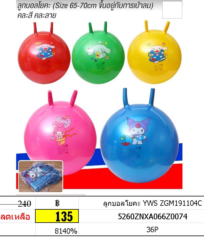 ลูกบอลโยคะ YWS ZGM191104C