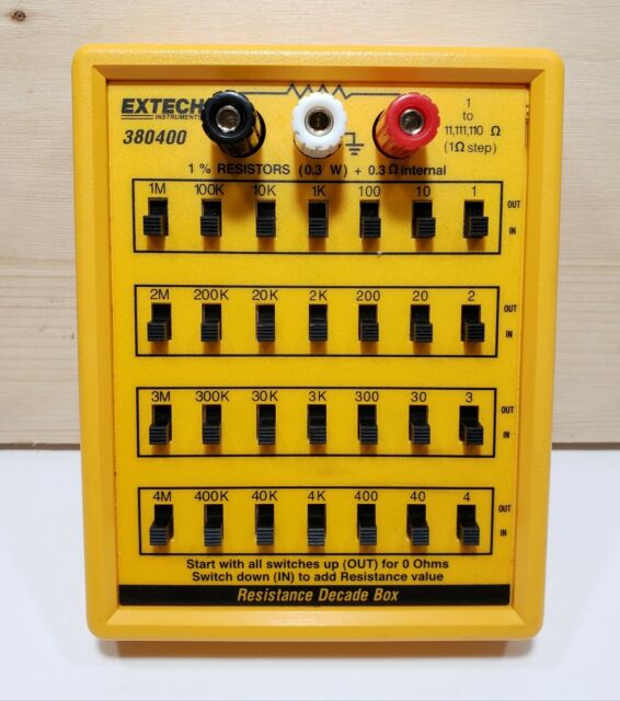 380400 / EXTECH RESISTANCE DECADE BOX