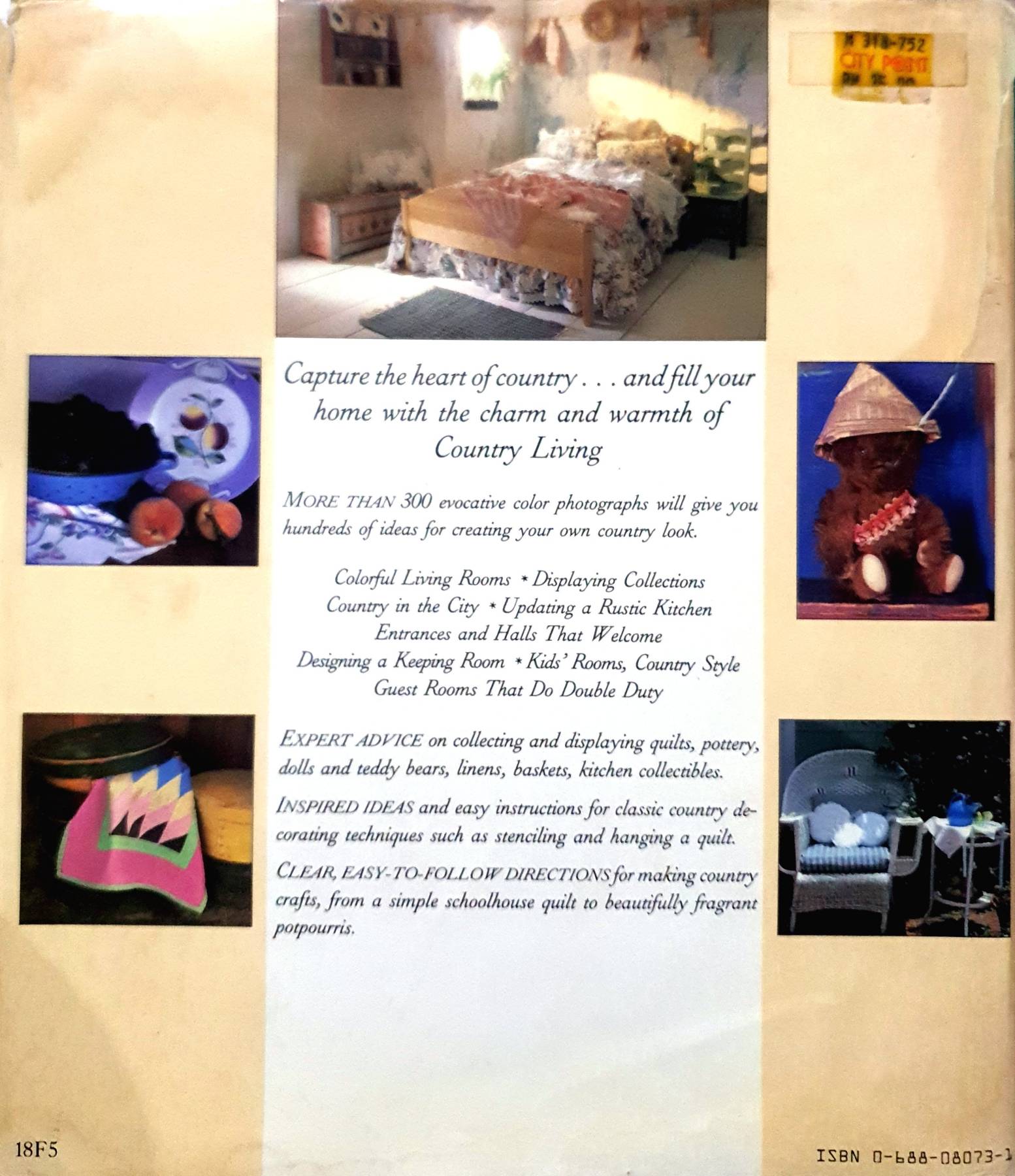 Country Living Country Decorating - (Hardcover) Niles, Bo