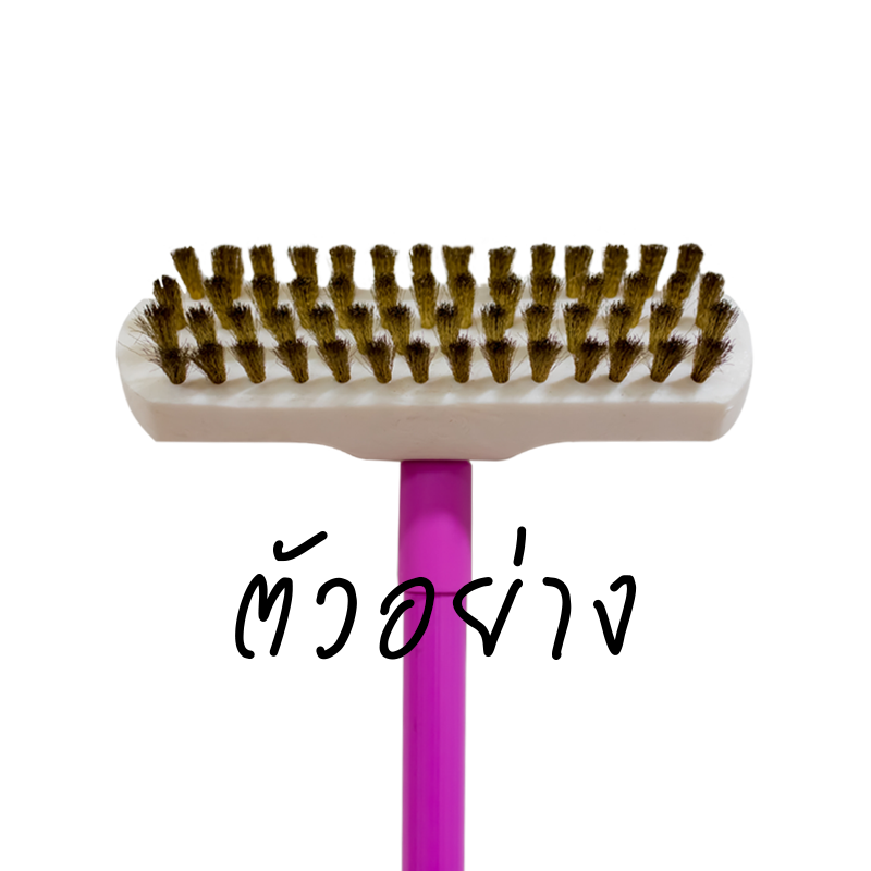 แปรงลวดทล./ด้ามยาวหัวเกลียว/เหล็กหุ้มพต./ตราสมอ