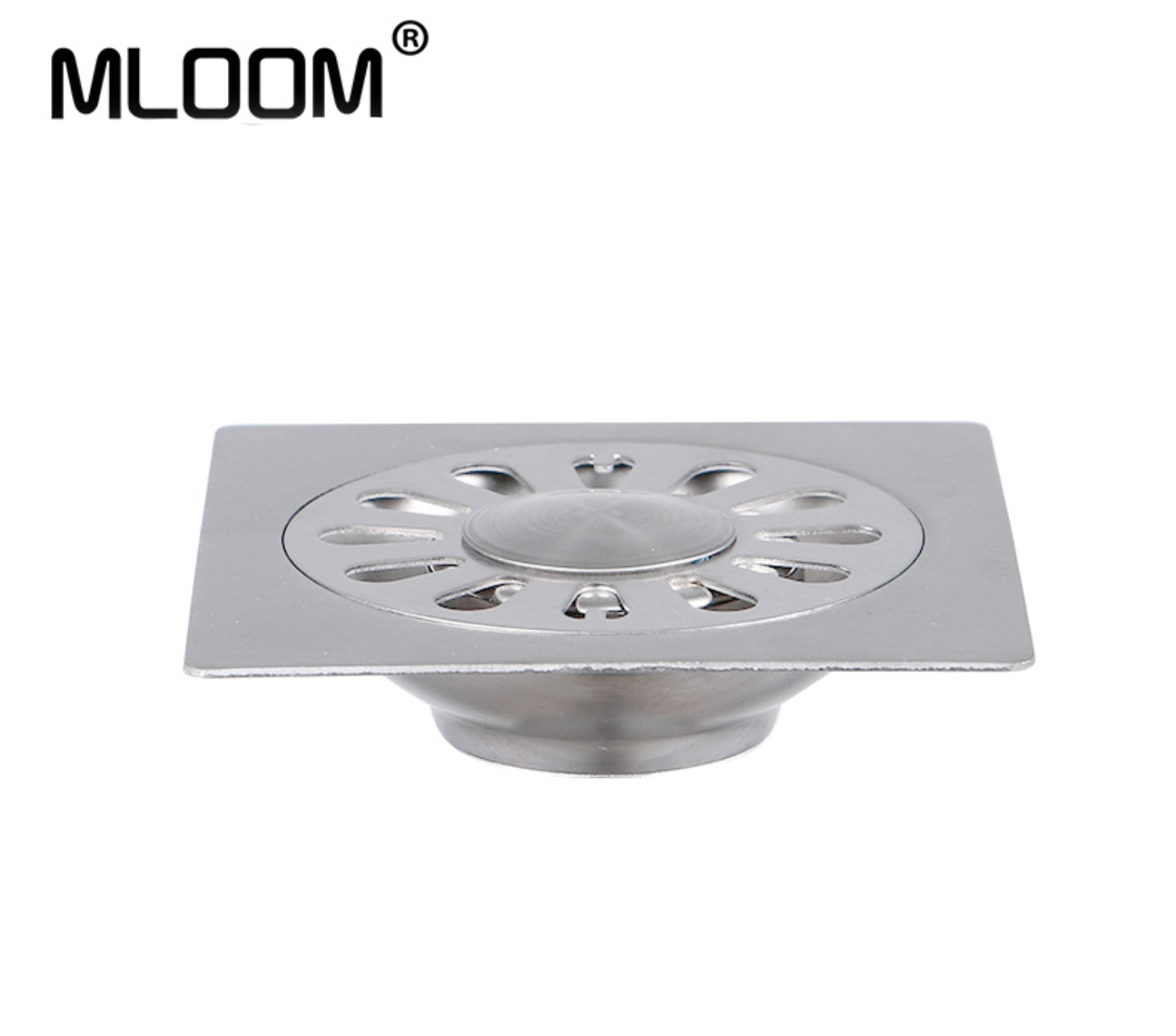 ตะแกรงท่อน้ำทิ้งสแตนเลส 201 ยี่ห้อ MLOOM ขายปลีกส่ง ราคาถูก