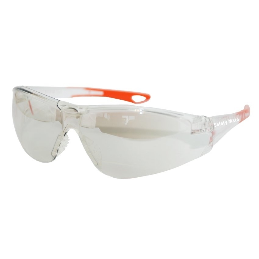 แว่นตาเซฟตี้/สีใสปรอท/SafetyMate/09-067