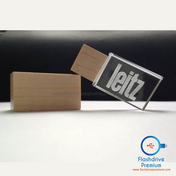 แฟลชไดร์ฟไม้ คริสตัล (Crystal Flashdrive)