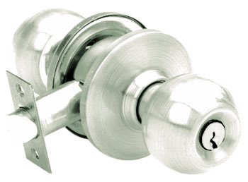 กุญแจลูกบิด/Yale/กลมด้าน/KN-VCA5227-US32D