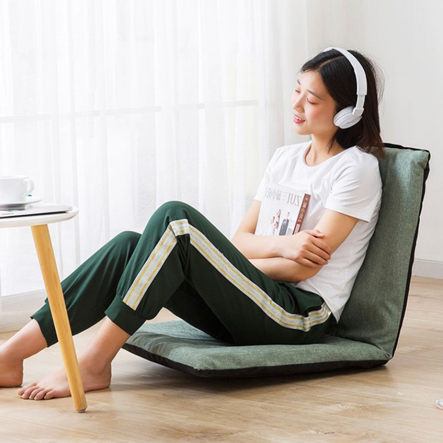 เก้าอี้ญี่ปุ่น เก้าอี้นั่งพื้นอ่านหนังสือ ปรับได้ 6 ระดับ โซฟาญี่ปุ่น เบาะญี่ปุ่น เก้าอี้นั่งพื้น เก้าอี้พักผ่อน เก้าอี้ปรับนอน รุ่น HC-042