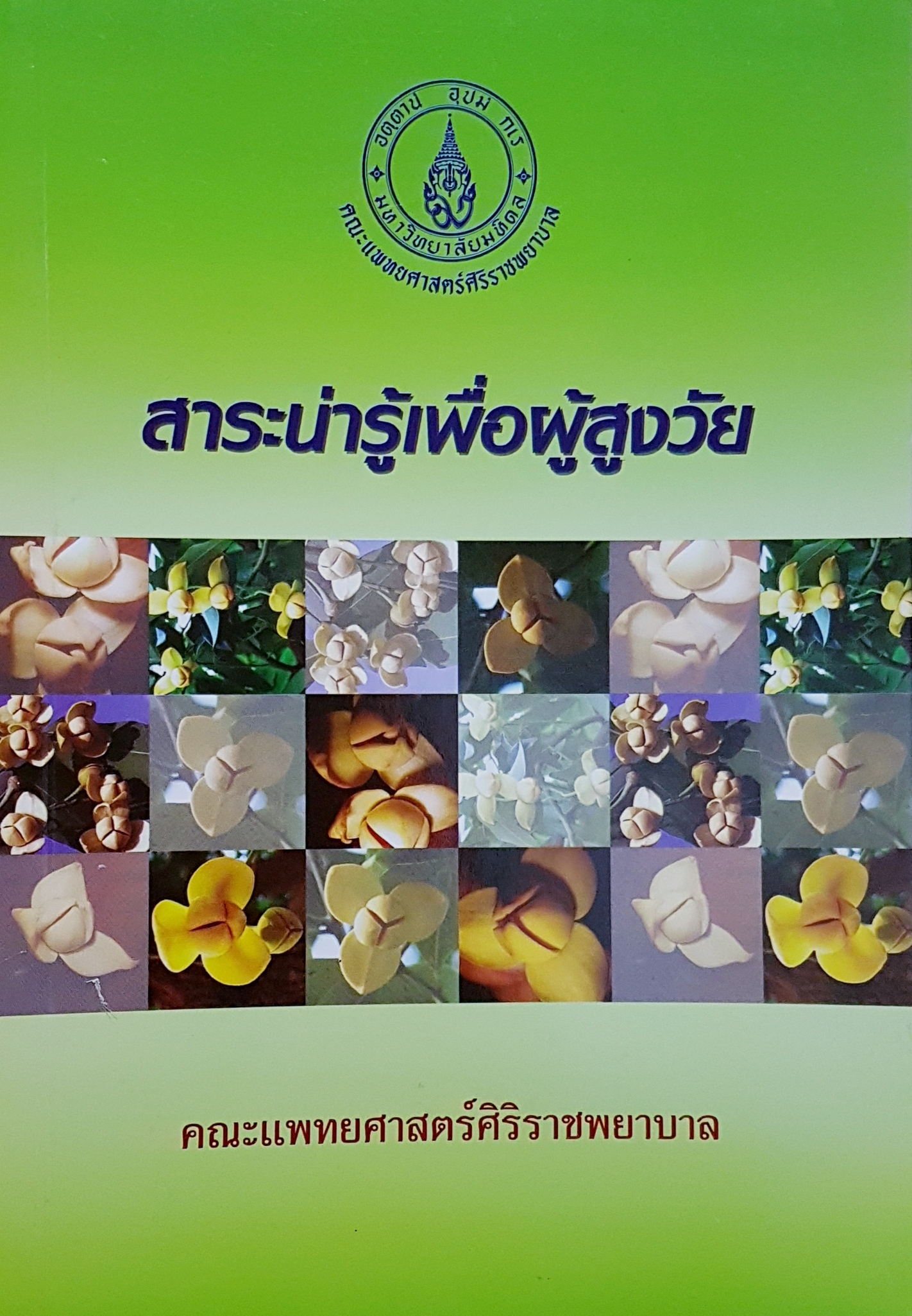 สาระน่ารู้เพื่อผู้สูงวัย คณะแพทย์ศาสตร์ ศิริราชพยาบาล