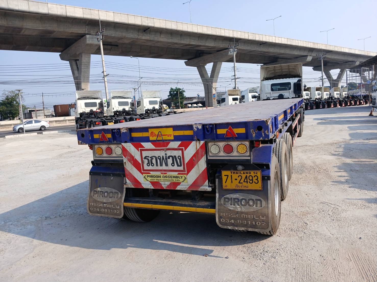 หางพื้นเรียบ 3เพลา ปี67 ย.12.5เมตร 510,000 PRO 480,000