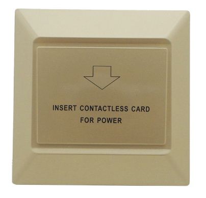 คีย์การ์ดประหยัดไฟห้องพัก TM-004 (สีทอง)