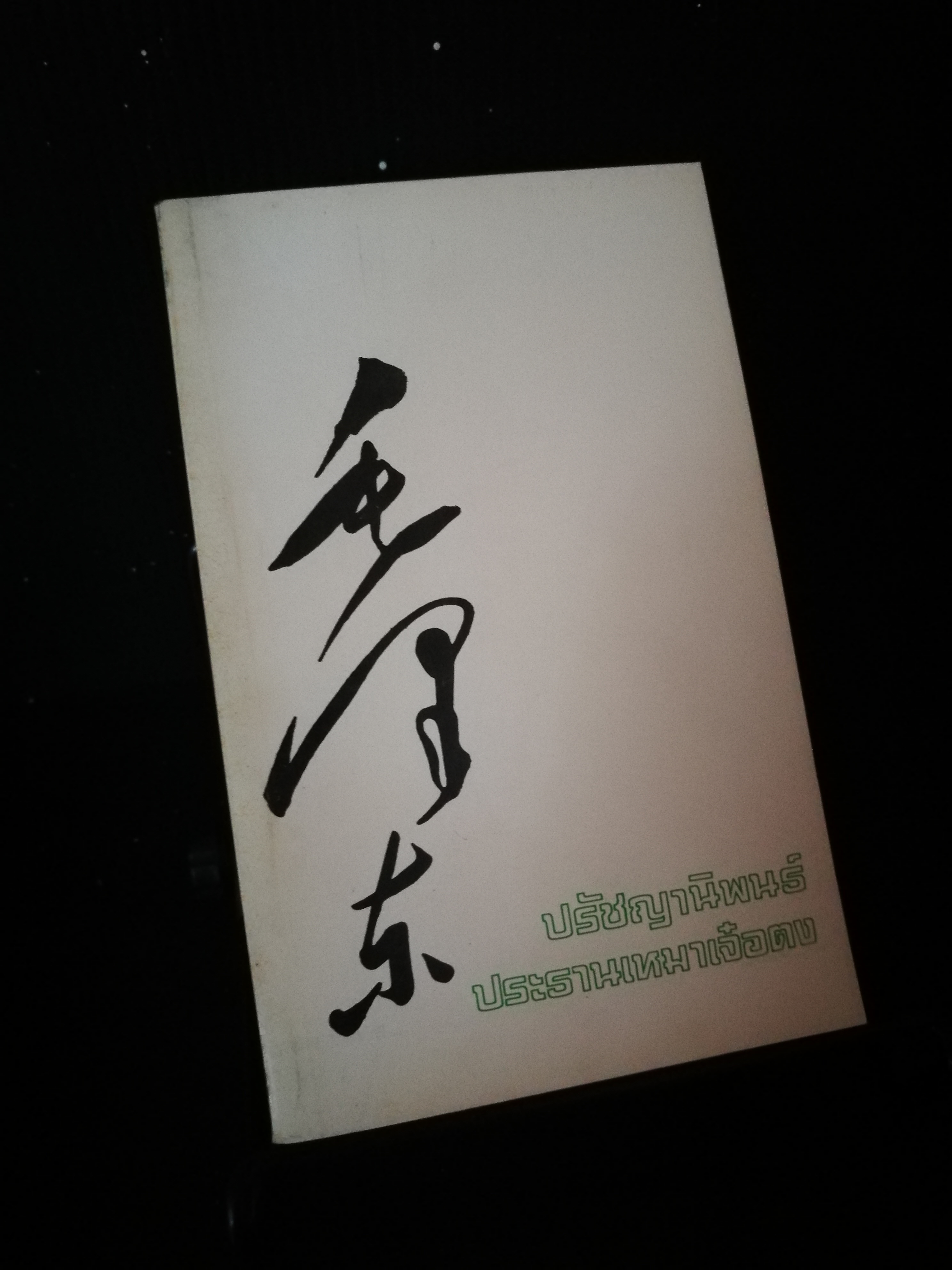 ปรัชญานิพนธ์ประธานเหมาเจ๋อตุง - หนังสือต้องห้าม