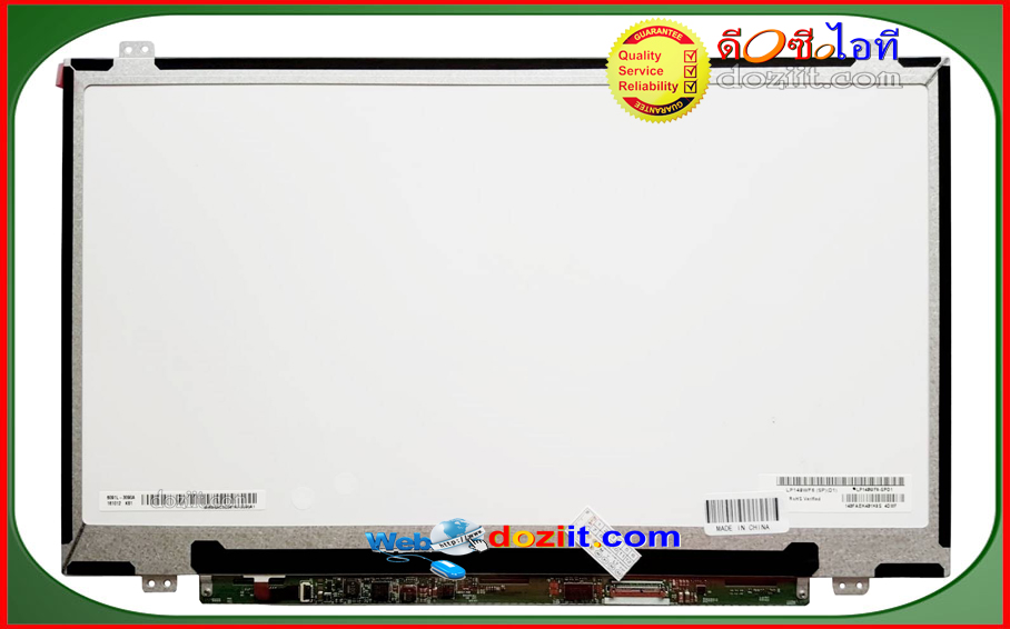 จอโน๊ตบุ๊ค LED Notebook 14.0" นิ้ว Slim 1920x1080 Full HD IPS (eDP, 30Pins) AUO BOE INNOLUX LG LED Panel •ใส่แทนได้หลายรุ่น•