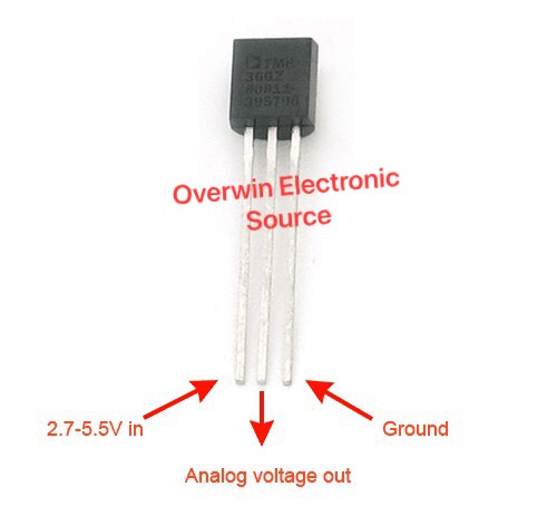 TMP36 Analog Temperature sensor TMP36 เซนเซอร์อุณหภูมิ IC TMP36