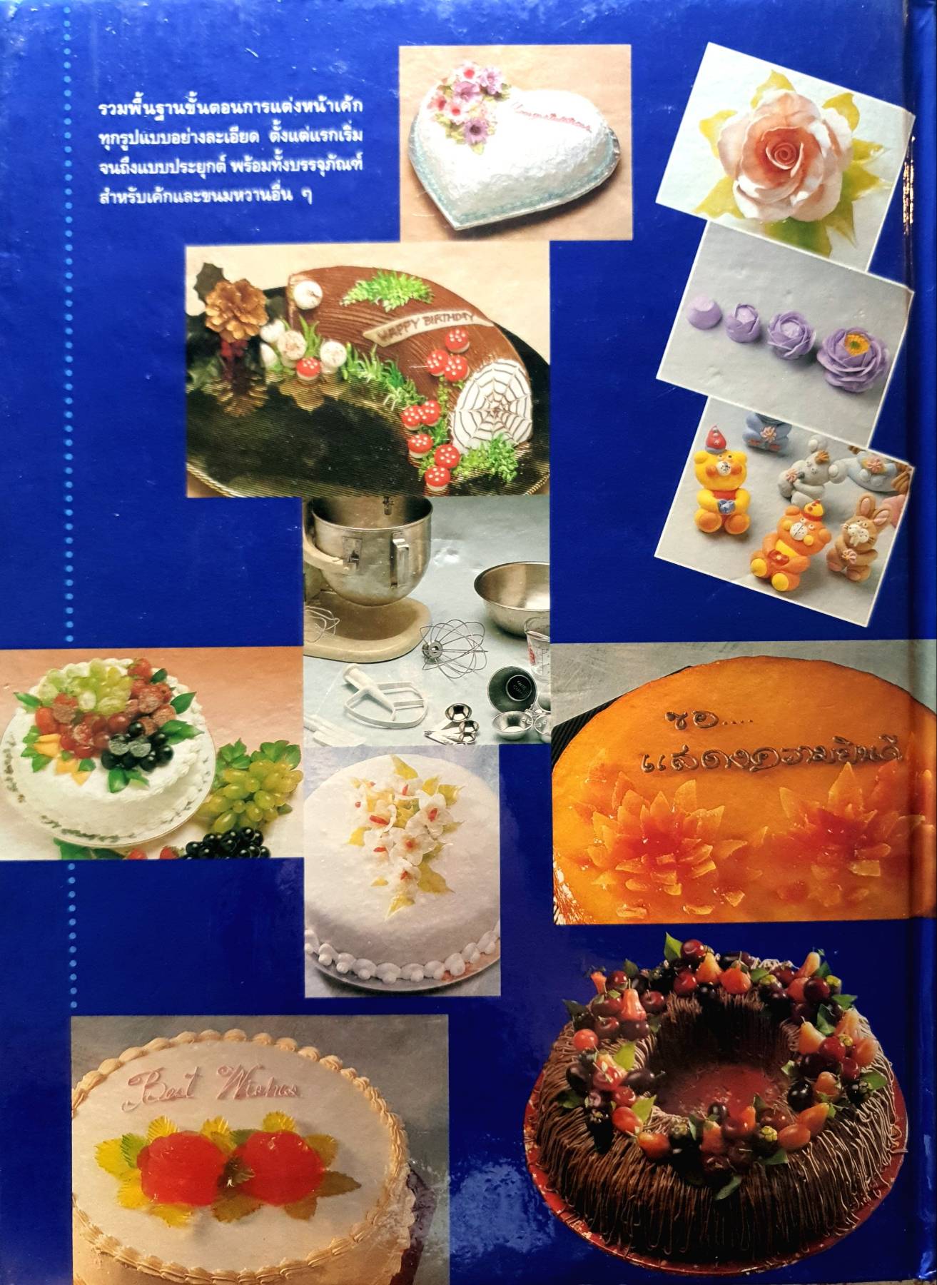 ศิลปะการแต่งหน้าเค้ก พื้นฐานเบื้องต้นและขั้นประยุกต์(หนังสือปกแข็ง)