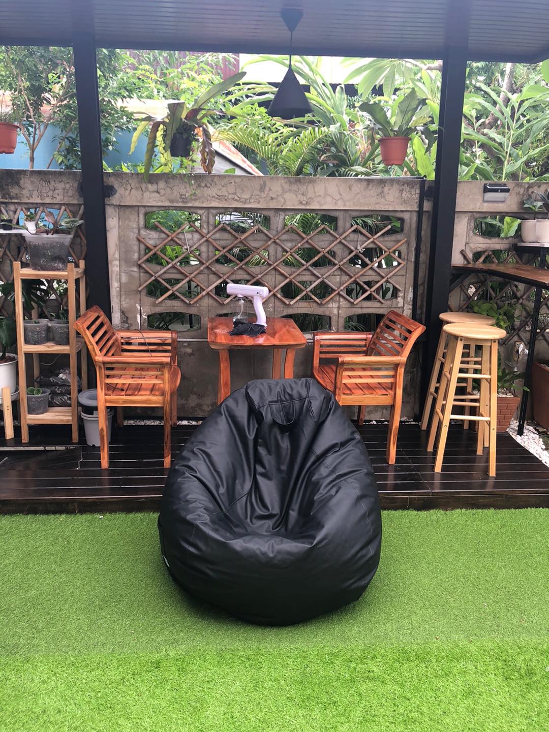 เบาะนั่งเม็ดโฟม หนังpu กันน้ำ ใช้ในกลางแจ้งได้ บีนแบ็ก เก้าอี้เม็ดโฟม bean bag บีนแบค เบาะเม็ดโฟม เก้าอี้นั่งเล่น HC-058