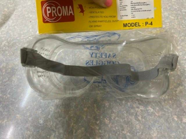 Safety Goggles แว่นตากันฝุ่น หน้ากากกันสะเก็ด แว่นตาป้องกันสีใส