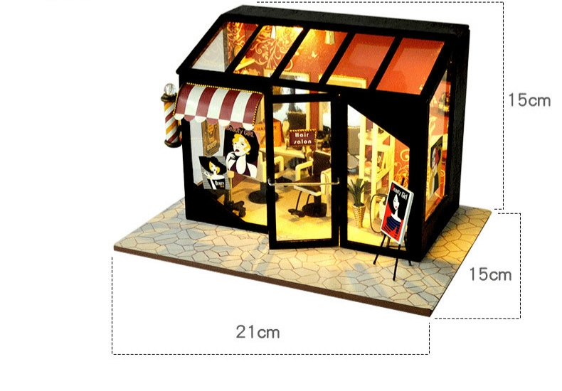 โมเดลร้านขายเสื้อผ้าแฟชั่นจำลองFashion Shopเหมาะสำหรับนักสะสมงานโมเดลร้านค้า