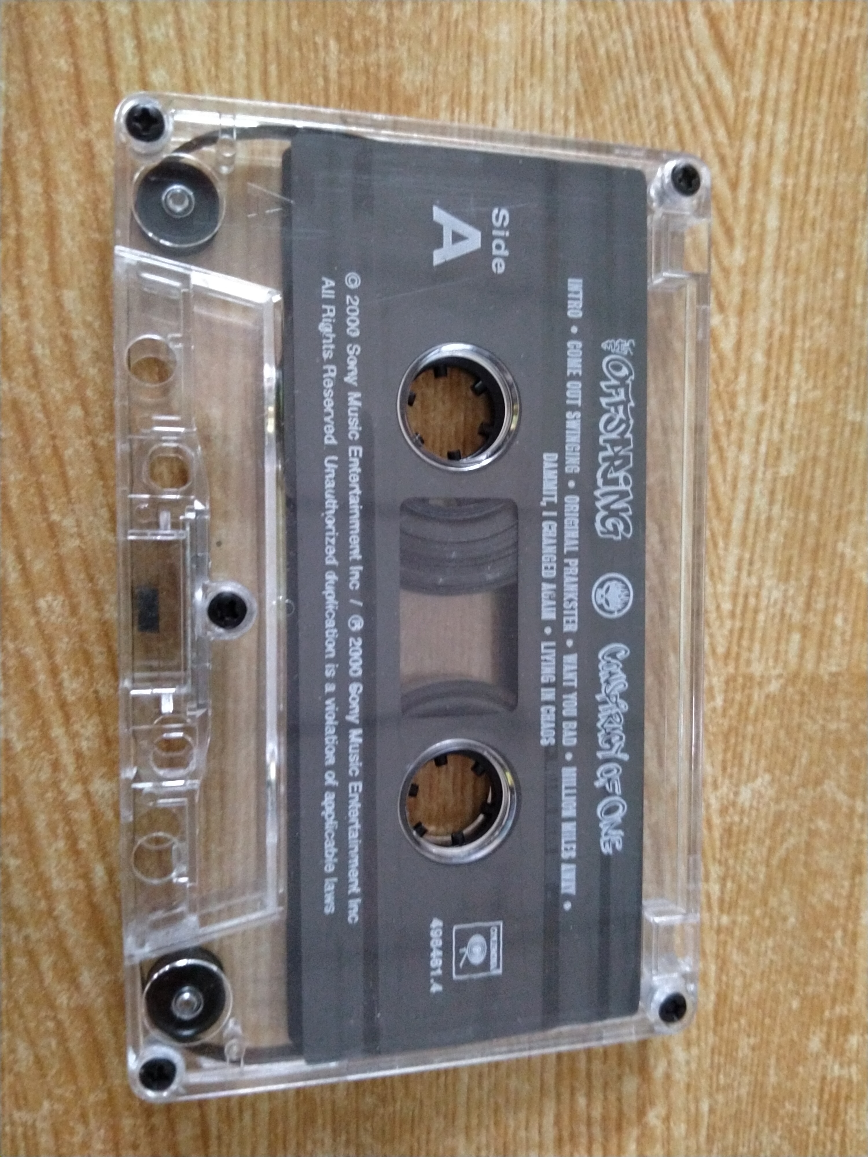 เทปเพลงเก่า วง The OFFSPRING ชุด CONSPIRACY OF ONE