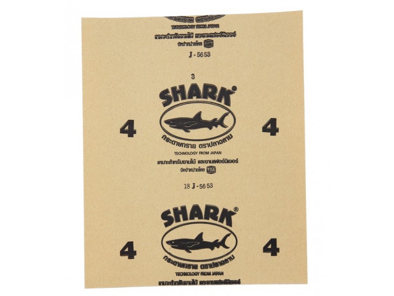 กระดาษทรายขัดไม้ ตรา ปลาฉลาม[ขายส่ง ราคาถูก]