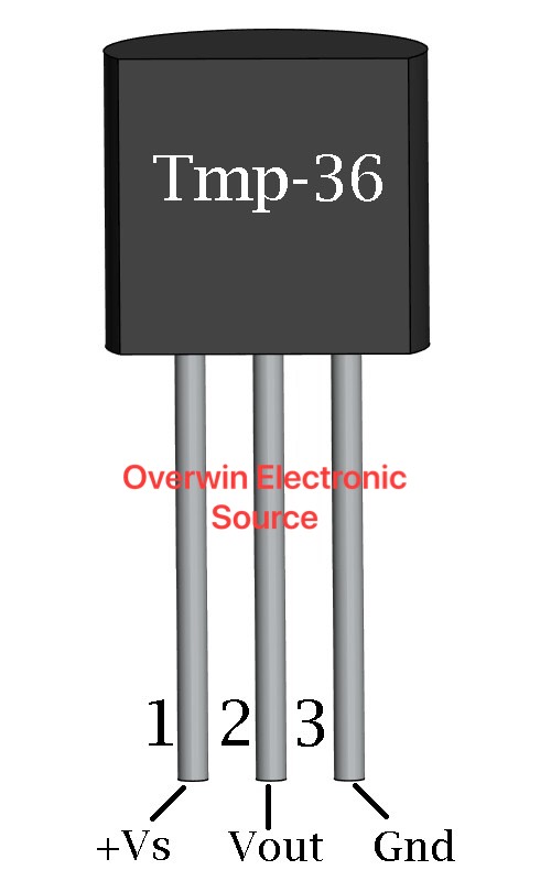 TMP36 Analog Temperature sensor TMP36 เซนเซอร์อุณหภูมิ IC TMP36