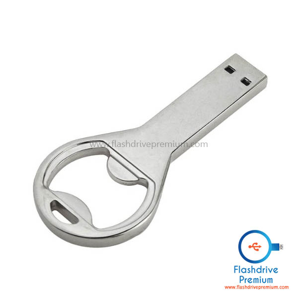แฟลชไดร์ฟโลหะรูปที่เปิดฝาขวด (Metal Classic Flash Drive)