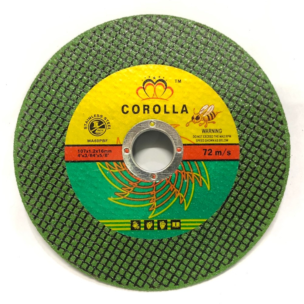 ใบตัดสแตนเลส 4 COROLLA สีเขียว