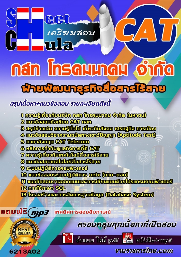 แนวข้อสอบฝ่ายพัฒนาธุรกิจสื่อสารไร้สาย กสท