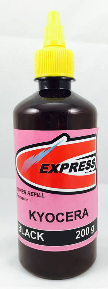 KYOCERA ETRK200 ผงหมึกเติมสำหรับเคียวเซร่าปริื้นเตอร์ EXPRESS TONER REFILL FOR KYOCERA 200G/BK-003 MONOTONER 500 กรัม